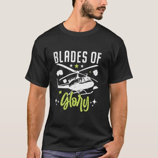栄光のヘリコプターブレード Tシャツ (正面)