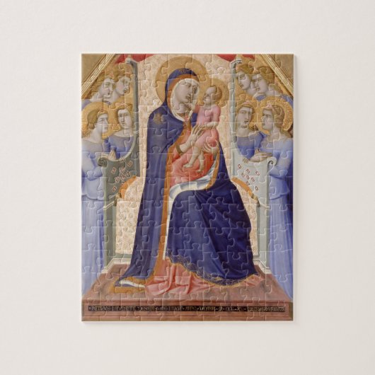 栄光のマドンナ、c.1315 (パネルのテンペラ) ジグソーパズル (縦)