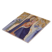 栄光のマドンナ、c.1315 (パネルのテンペラ) タイル (側面)