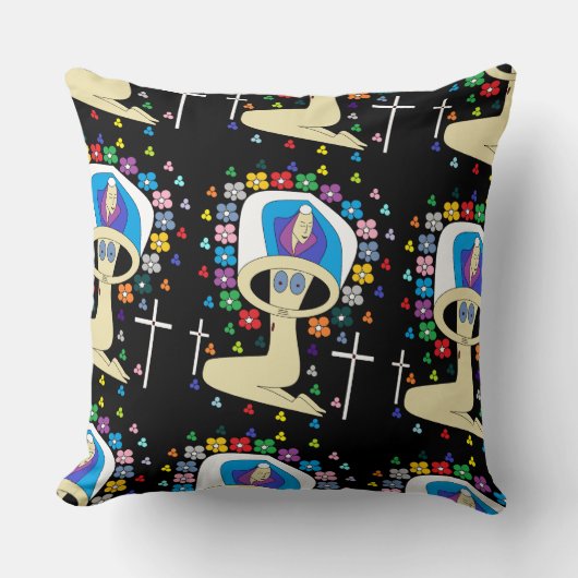 栄光のメアリ賛美ーヴァージン クッション (正面)