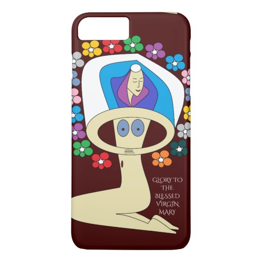 栄光のメアリ賛美ーヴァージン Case-Mate iPhoneケース (裏面)