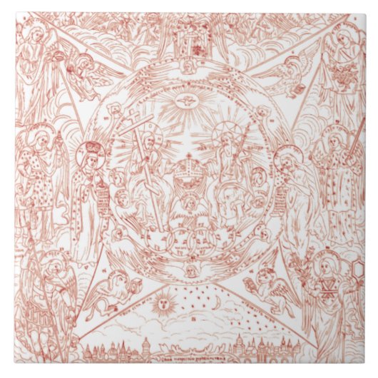 栄光の三位一体 タイル (正面)