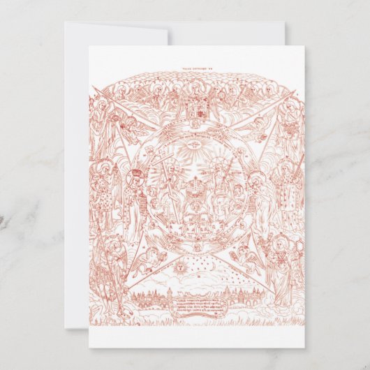 栄光の三位一体 招待状 (正面)