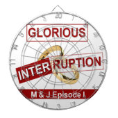 栄光の中断:黄金始まり ダーツボード (正面)