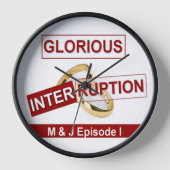 栄光の中断：黄金始まり 壁時計 (正面)