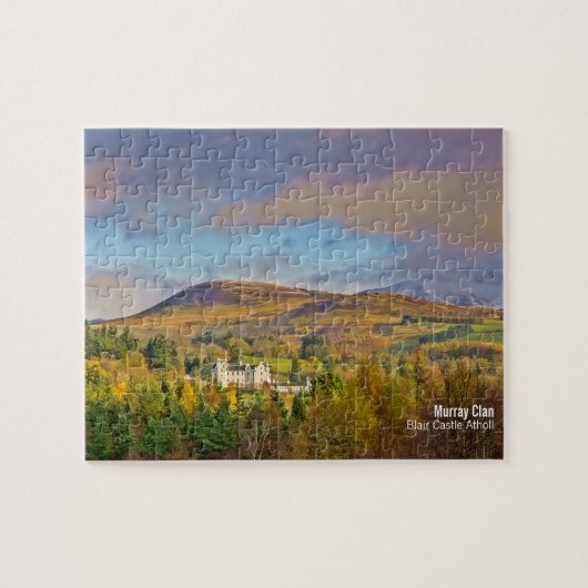 栄光の写真アトールスコットランドのマレー・ブレア城 ジグソーパズル (横)