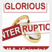 栄光の割り込み：黄金の始まり スクエアシール (正面)