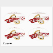 栄光の割り込み：黄金の始まり 楕円形シール (シート)