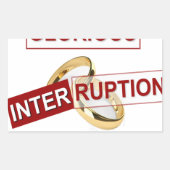 栄光の割り込み：黄金の始まり 長方形シール (正面)