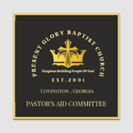 栄光の名前タグを表示 名札