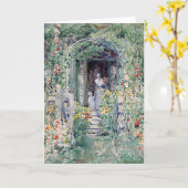 栄光の園 | Childe Hasssam カード (黄色い花)