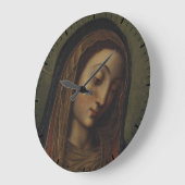 栄光の女王に天国装飾用クッション大cl ラージ壁時計 (傾斜)