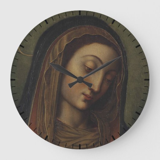 栄光の女王に天国装飾用クッション大cl ラージ壁時計 (正面)