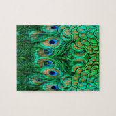 栄光の孔雀の羽 ジグソーパズル (横)