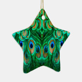 栄光の孔雀の羽 セラミックオーナメント (右)