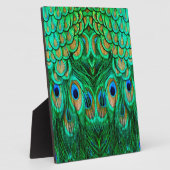 栄光の孔雀の羽 フォトプラーク (側面)