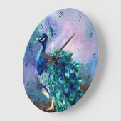 栄光の孔雀II ラージ壁時計 (傾斜)