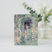 「栄光の庭」絵画のはがき ポストカード (スタンド正面)