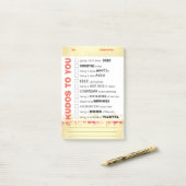 栄光の従業員の認識のポスト・イット賞は叫びます ポストイット (デスク上)