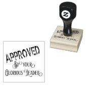 栄光の指導者の承認 ラバースタンプ (押印)