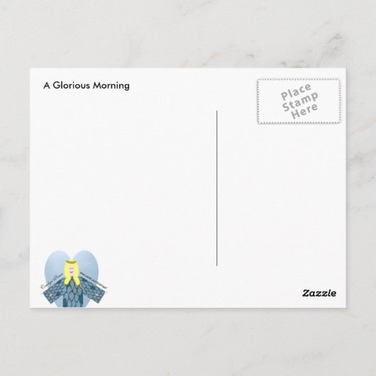 栄光の朝 ポストカード (裏面)