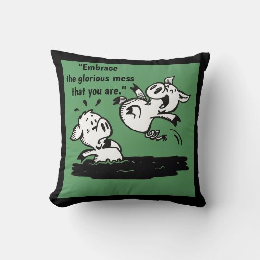 『栄光の混乱』装飾用クッション クッション (正面)