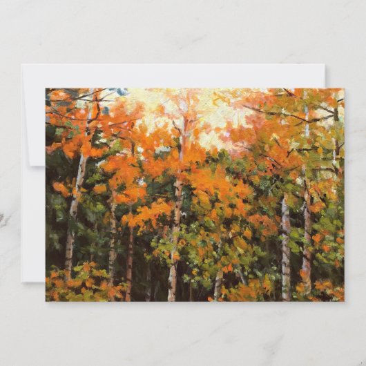 栄光の秋の《植物》アスペンシーニックコロラド絵画ズ (正面)