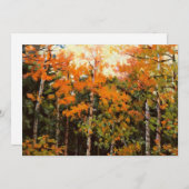 栄光の秋の《植物》アスペンシーニックコロラド絵画ズ (正面/裏面)