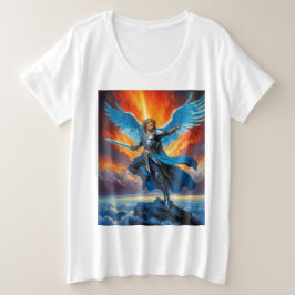 栄光の翼 プラスサイズTシャツ