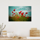 栄光の聖書の聖句イザヤ60:1-2ポスター ポスター (キッチン)