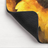 栄光の色のひまわり マウスパッド (コーナー)