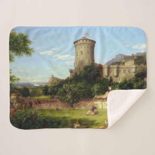 栄光の過去（中世の城と騎士） シェルパブランケット (正面(横))