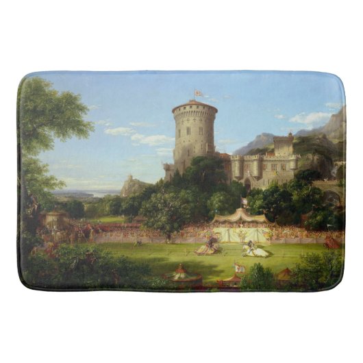 栄光の過去（中世の城と騎士） バスマット (正面)