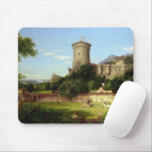 栄光の過去（中世の城跡） （歴史美術） マウスパッド (マウス)