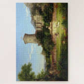 栄光の過去（中世の城） (ヴィンテージアート) ジグソーパズル (縦)