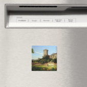 栄光の過去（中世の城） (ヴィンテージアート) マグネット (インサイチュ (食洗機))