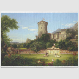 栄光の過去（中世の城） (ヴィンテージアート) 薄葉紙