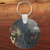 栄光の7つのロボットb キーホルダー (正面)