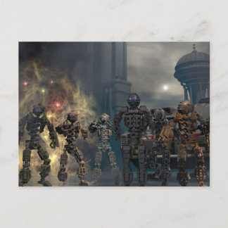 栄光の7つのロボットb ポストカード