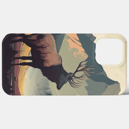 栄光のElk iPhoneケース Case-Mate iPhoneケース (裏面 (横))