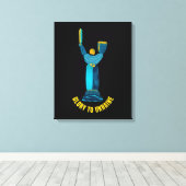 栄光ウクライナ祖国記念碑 キャンバスプリント (インサイチュ (ウッドフロア))