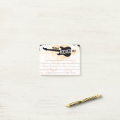 栄光従業員の認識賞のノートを揺すります ポストイット (デスク上)