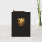 『栄光感動的の夕日』 カード (裏面)