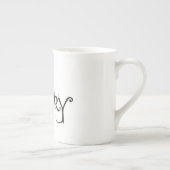 "栄光"の骨灰磁器のマグ ボーンチャイナマグカップ (右)