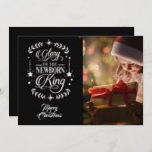 栄光/クリスマス引用文/両面カード/ブラック シーズンカード (正面/裏面)