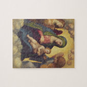 栄光、c.1520 (油のマドンナおよび子供および子供 ジグソーパズル (横)