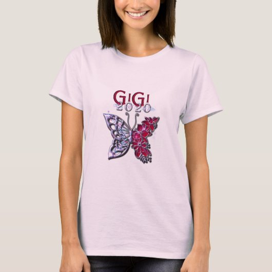 栄光GIGI 2020蝶 Tシャツ (正面)