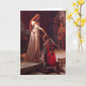 栄誉証-エドマンドブレアLeighton (1901年) カード (黄色い花)