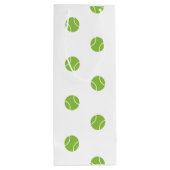 栄養のあるワイン愛好家のためのテニスボール ワインギフトバッグ (裏面)