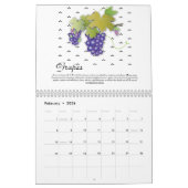 栄養のフルーツ2011年、(栄養情報と) カレンダー (2月 2026)